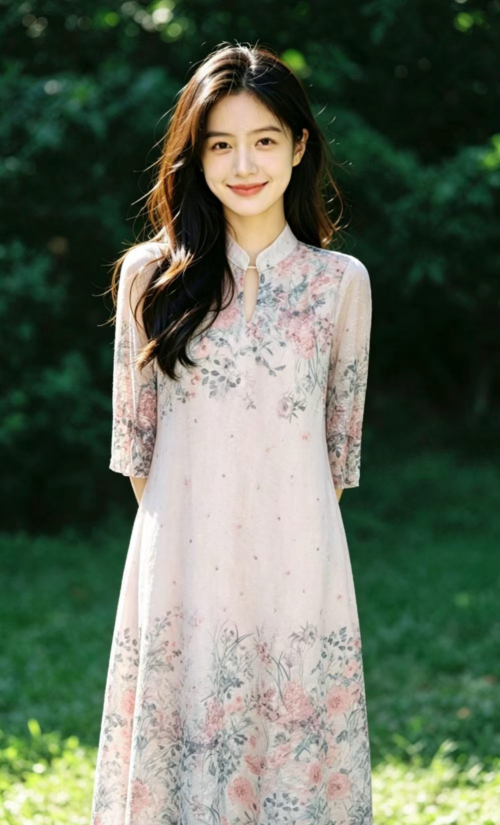 Womens Inner  Chiffon Outer Sheer Mesh Overlay Mid Sleeve Midi Dress